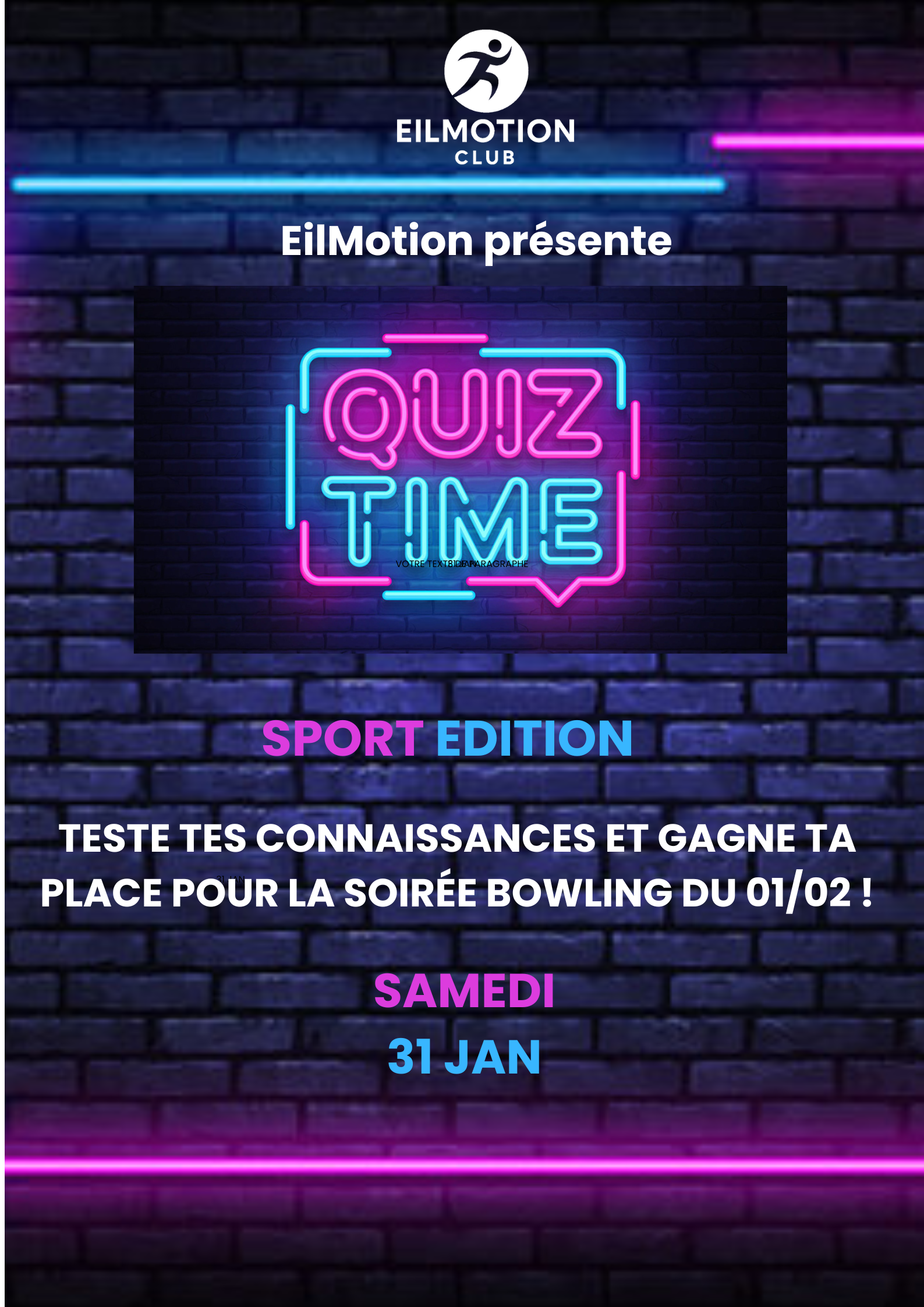 Affiche de l'événement